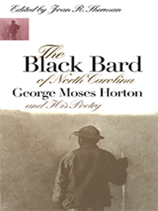 Title details for The Black Bard of North Carolina by Joan R. Sherman - Available